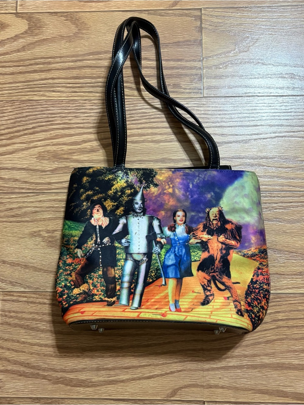 Wizard Of Oz Dorothy Rhinestone Movie Handbag Purse Shoulder Bag EUC Vintage